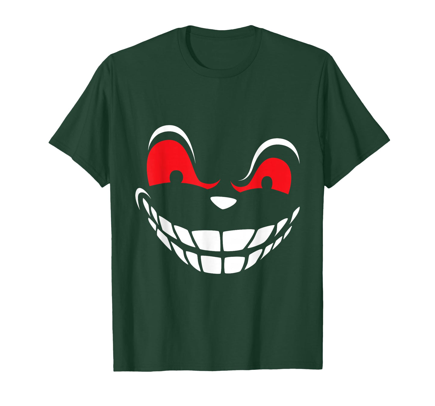 Horror Halloween Evil Grin Smile Costume Party Outfit T-Shirt