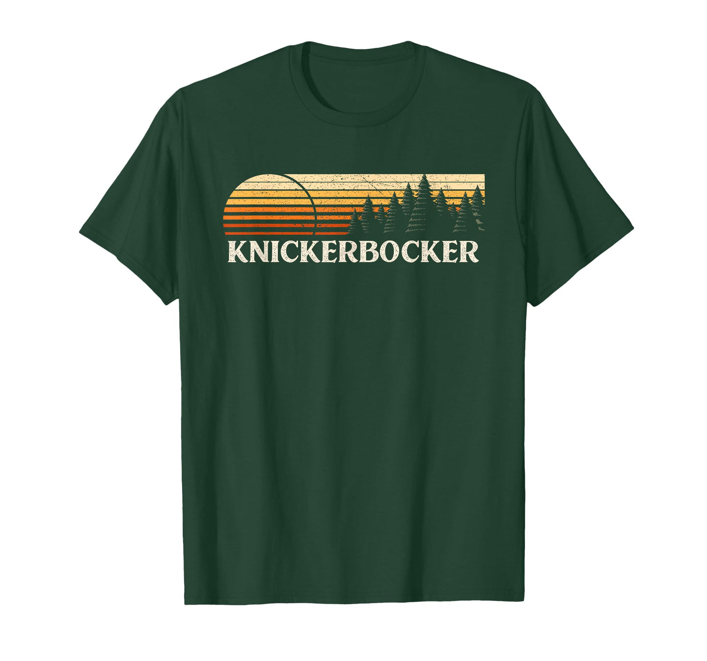 Knickerbocker, TX Vintage Evergreen Sunset Eighties Retro T-Shirt