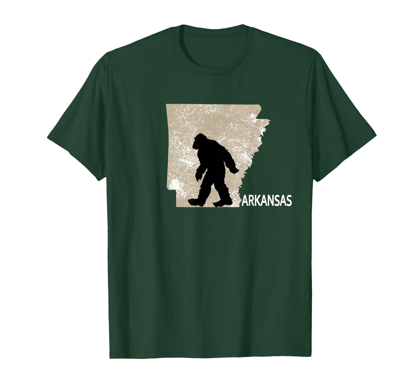 Funny Bigfoot I Believe Loves Arkansas AR Sasquatch T-Shirt