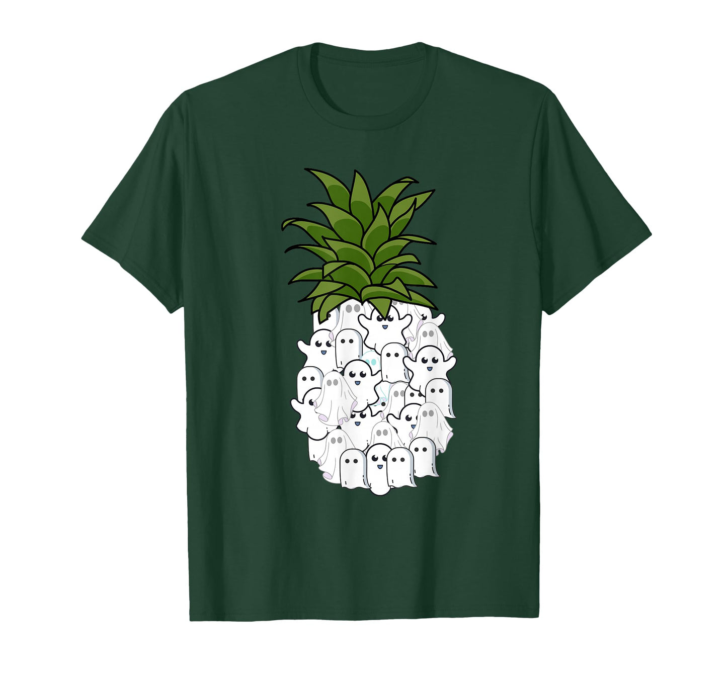 Halloween Pineapple Costume Funny Party Ghost Pineapple Love T-Shirt