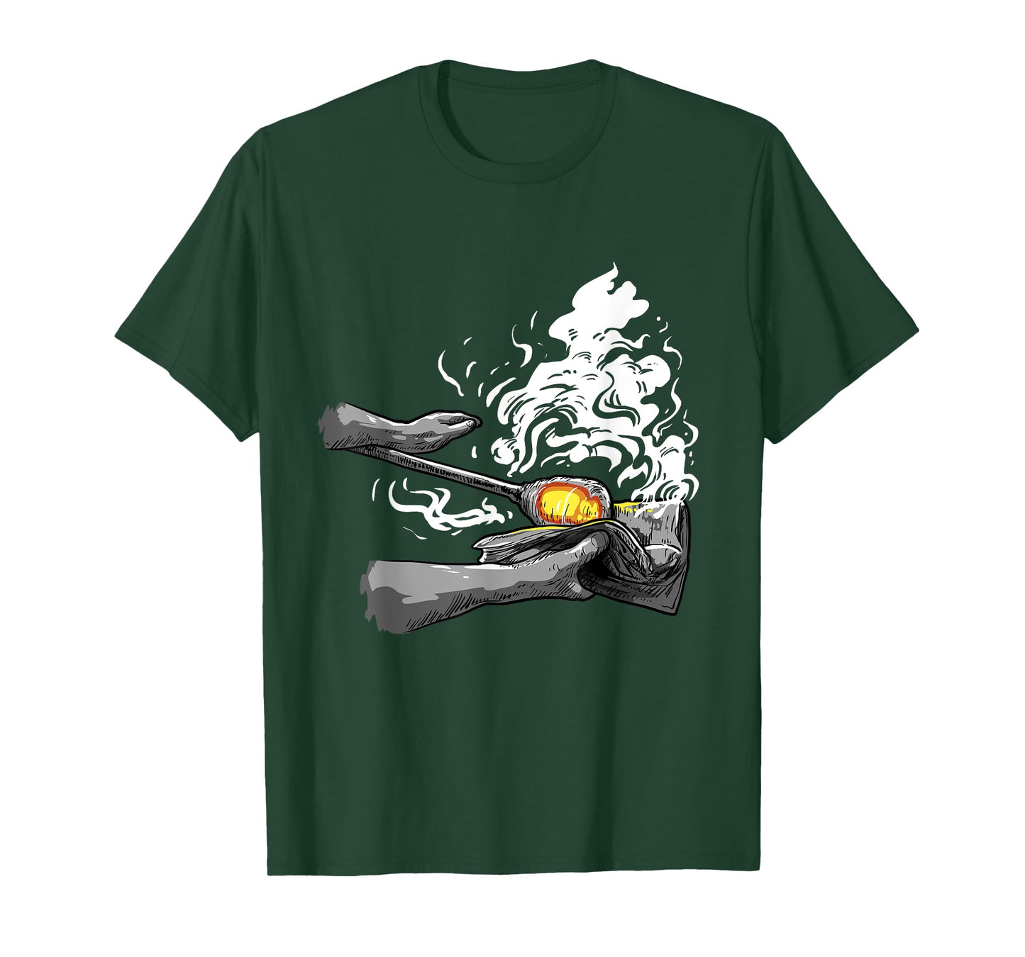 Glassblower Glass Blowing Glass Art T-Shirt