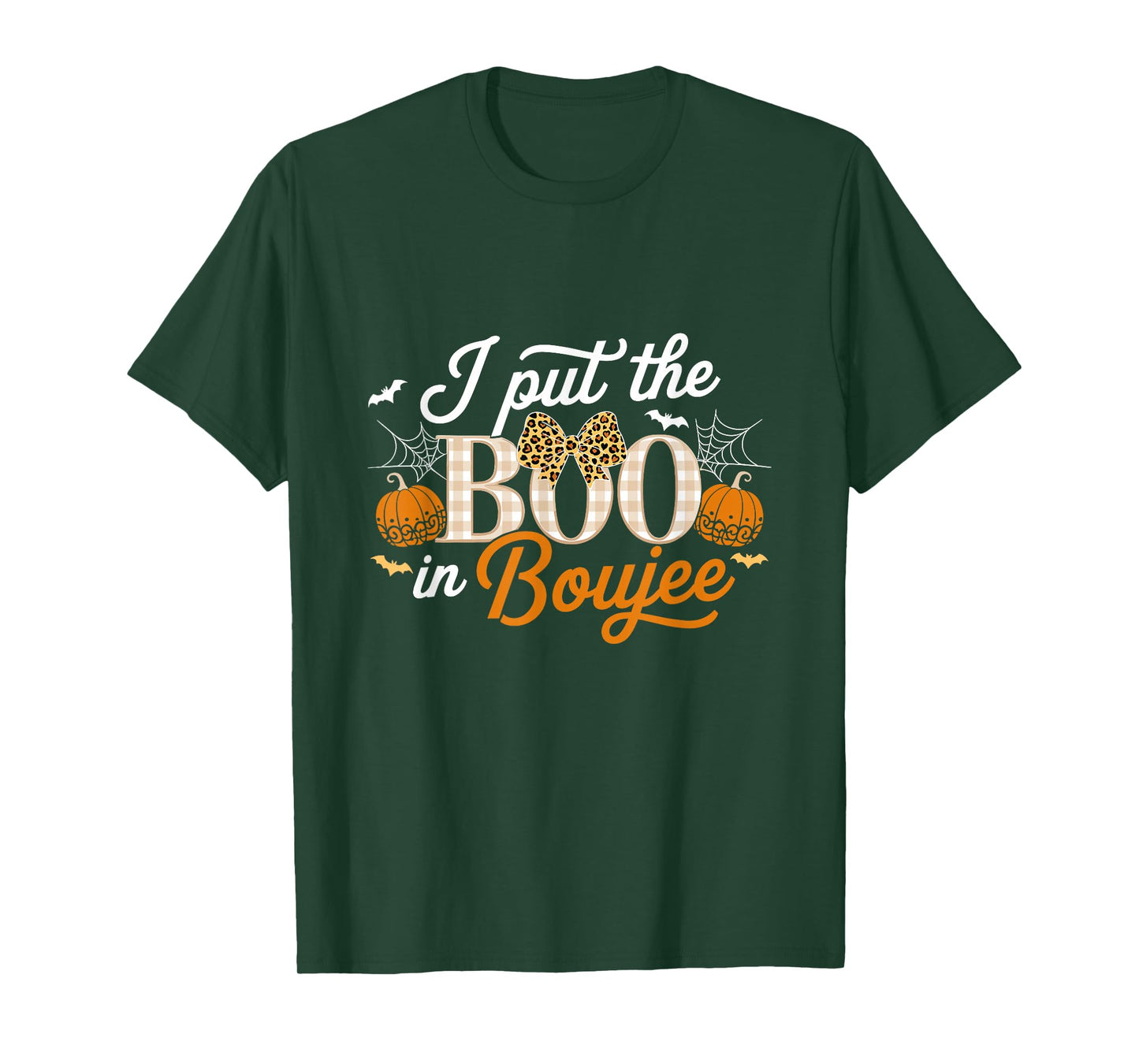 I Put The Boo in Boujee Halloween for Coquette Spooky Season T-Shirt