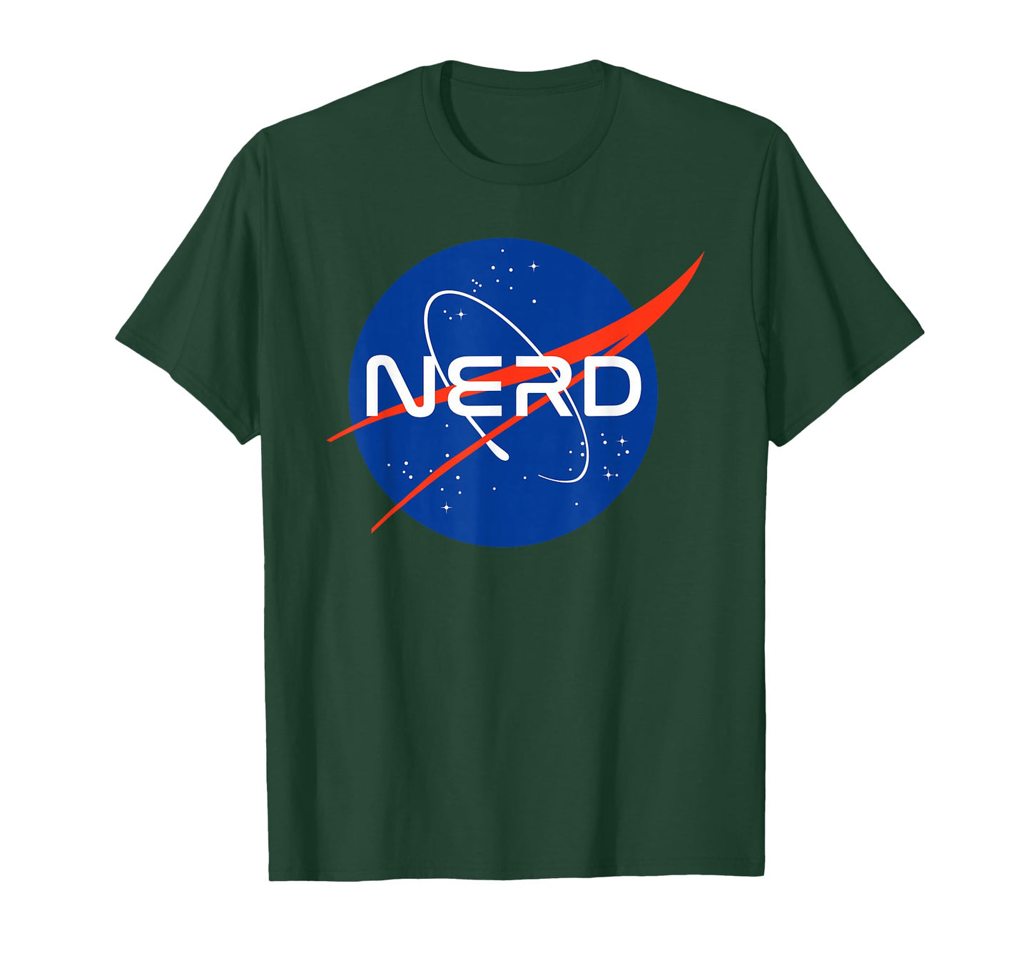 Nasa Nerds NASA Nerd T-Shirt, Kids, Unisex, Short Sleeve, Black, Small, Space-Themed, Cotton 100%