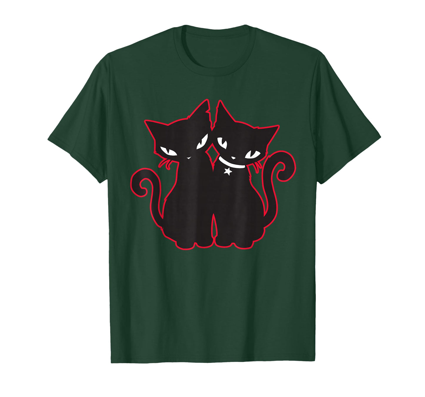 Emily The Strange Double Trouble T-Shirt - Women's X-Small Black Crew Neck Short Sleeve Classic Fit Cotton Blend T-Shirt