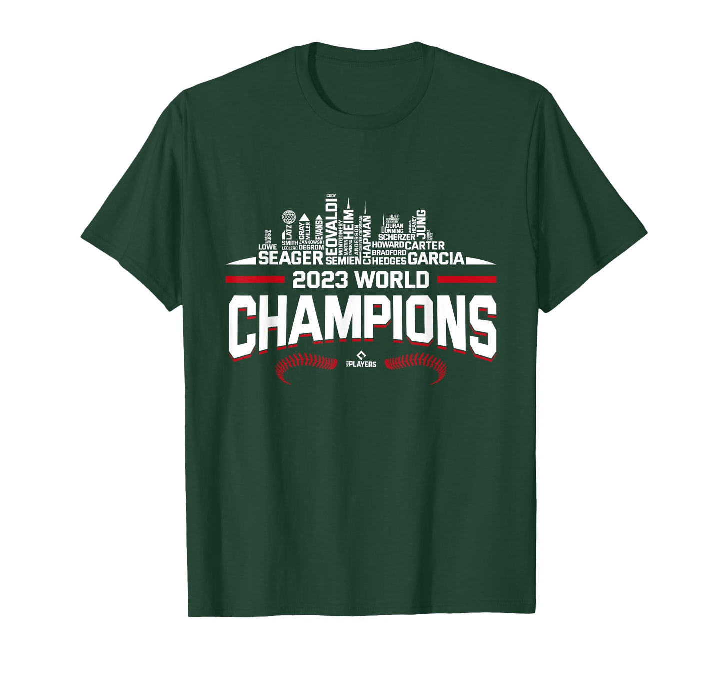 2023 World Champions Adolis Garcia Texas MLBPA T-Shirt