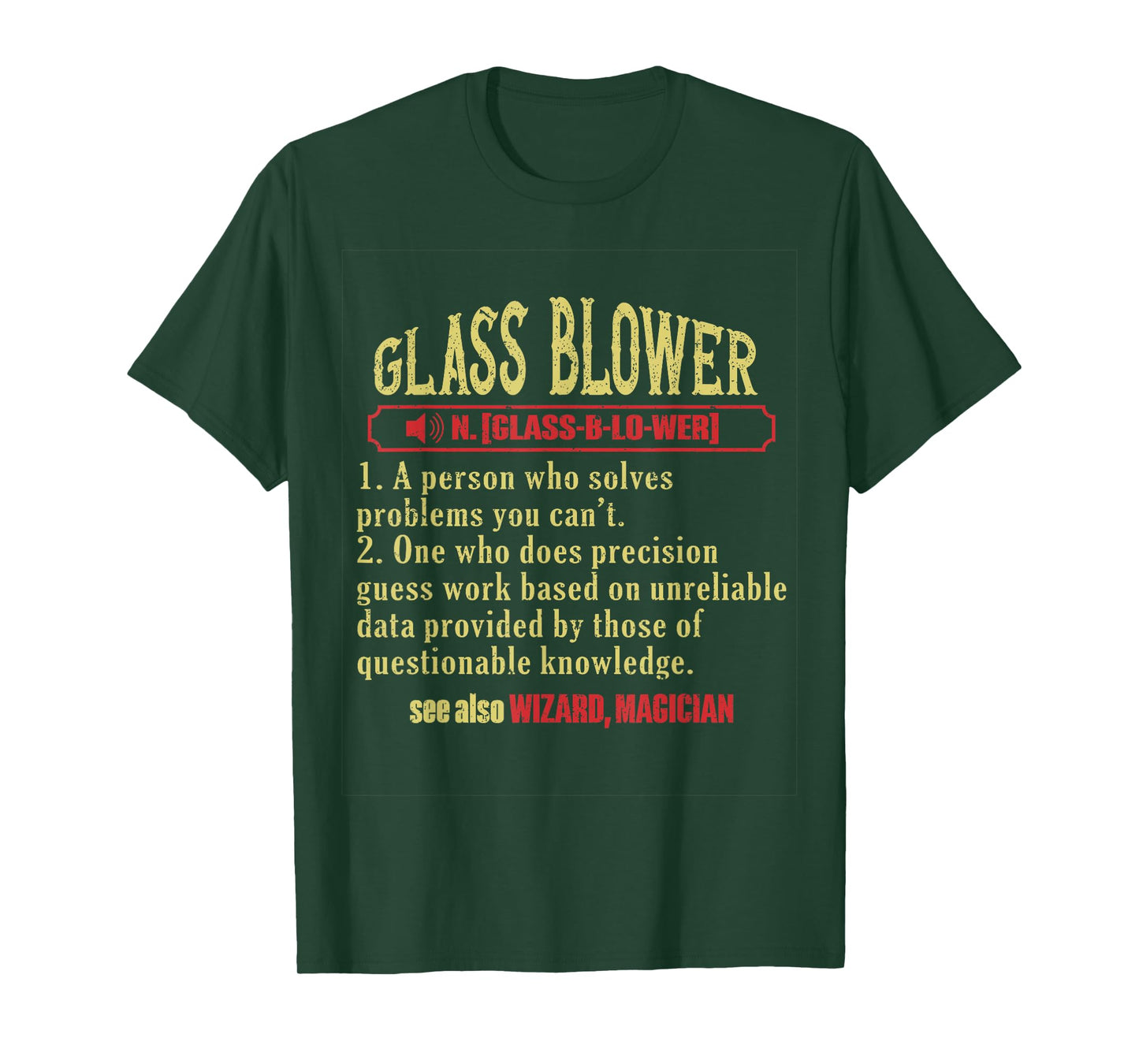 Glassblowing Glass Blower Glass Blowing T-Shirt