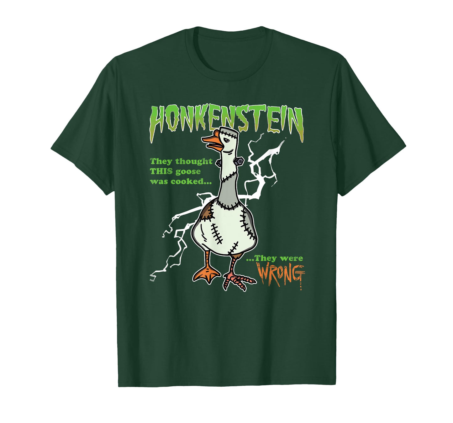 Honkenstein Funny Halloween Goose Meme Honkus Ponkus Parody T-Shirt