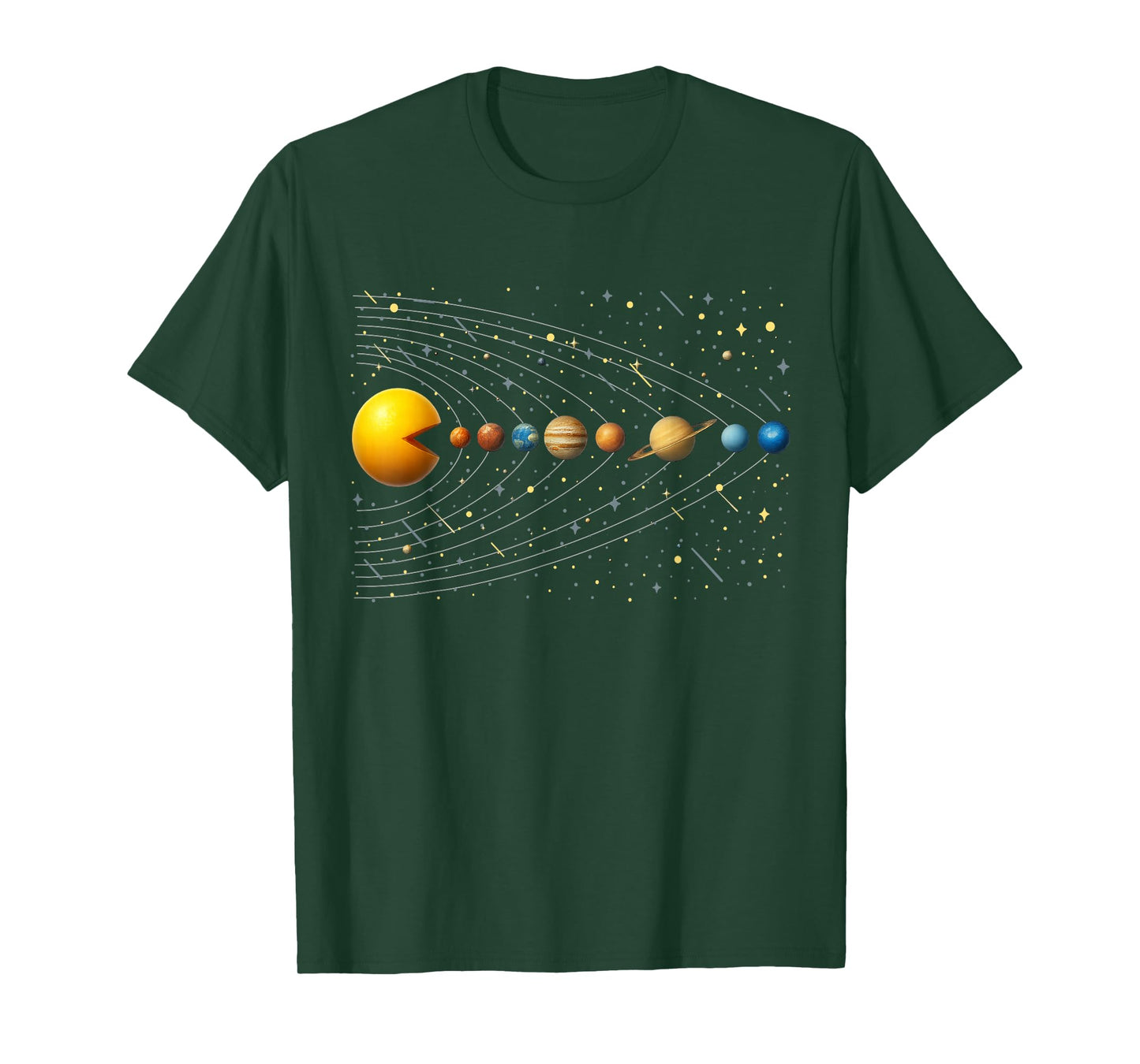 Astronauts Space Video Games Funny Solar Systems T-Shirt