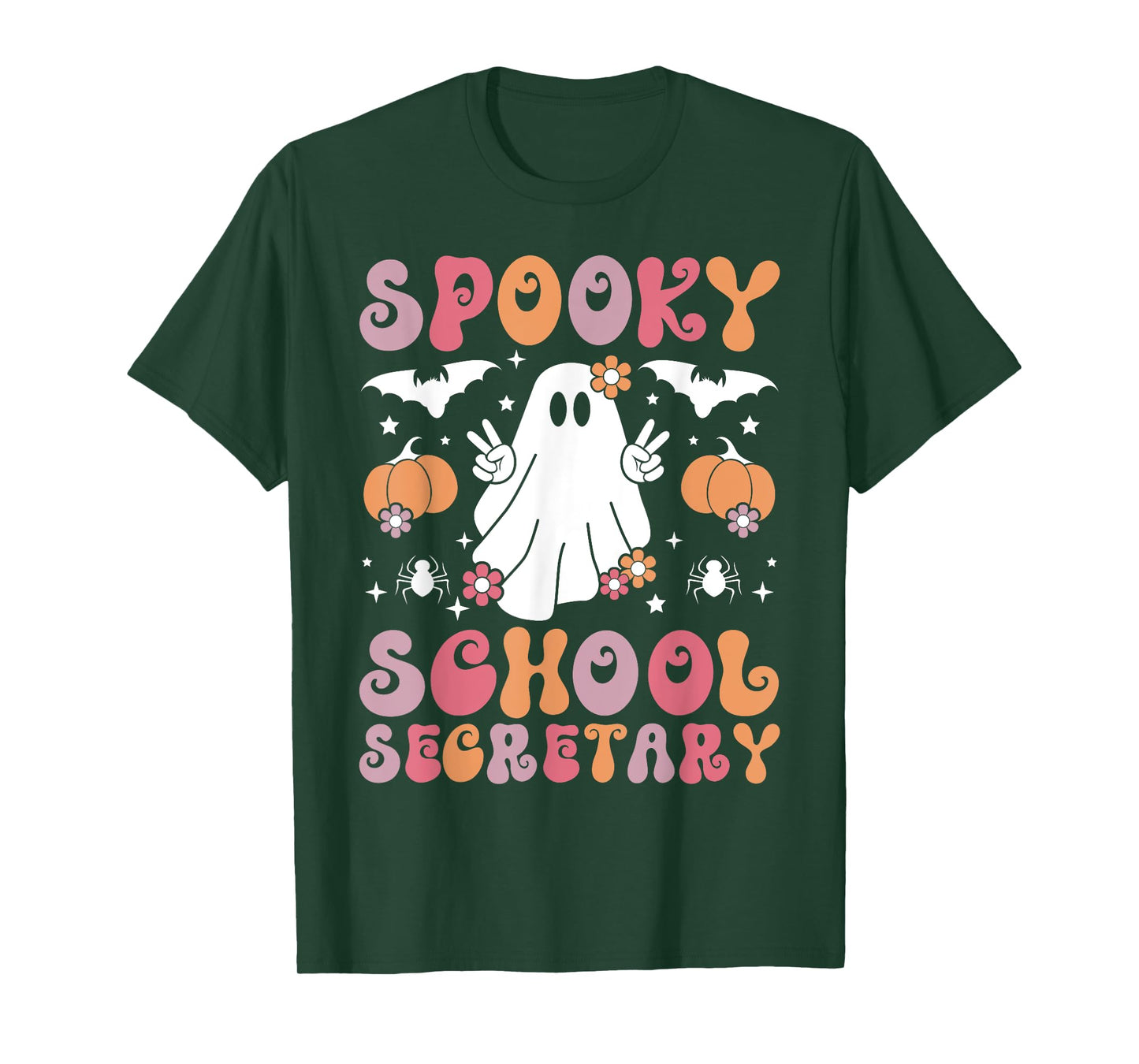Spooky School Secretary Halloween Secretary T-Shirt