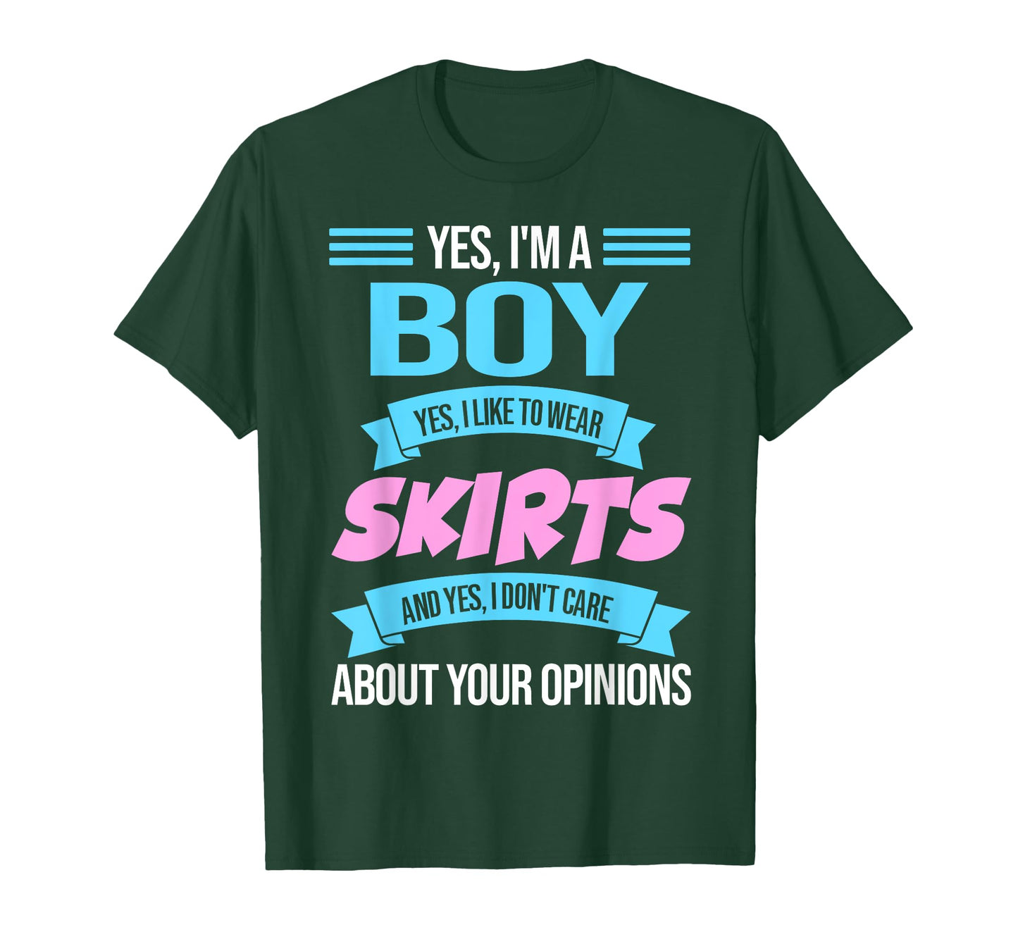 yes, I'm a boy yes, I like to wear skirts Anime Femboy T-Shirt