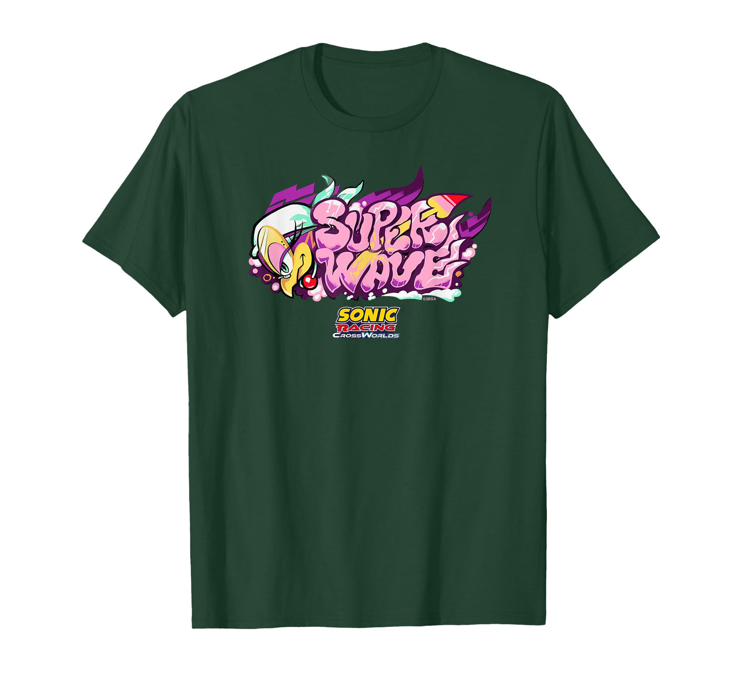 Sonic Racing CrossWorlds - Wave Decal T-Shirt