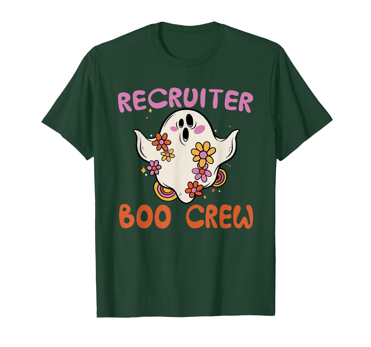 Recruiter Boo Crew Halloween Costume Human Resources HR T-Shirt