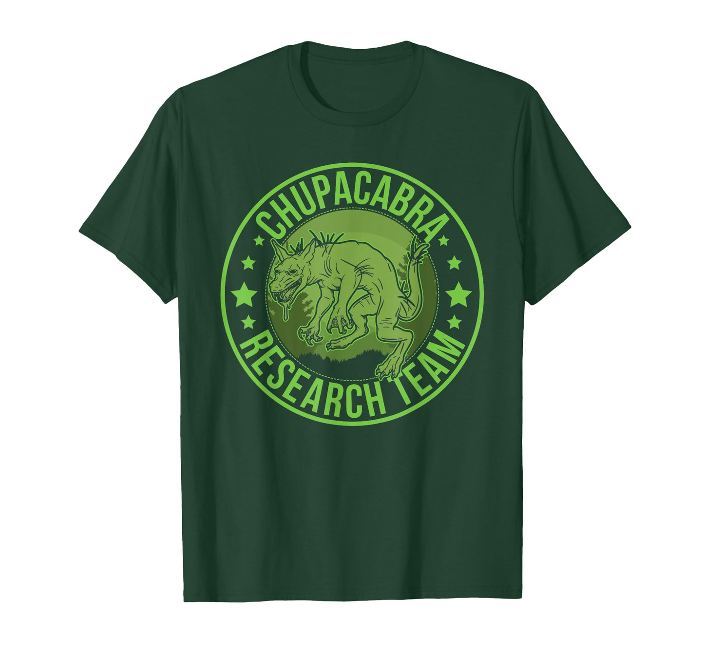Chupacabra Hide & Seek Research Team Champion Cryptid T-Shirt