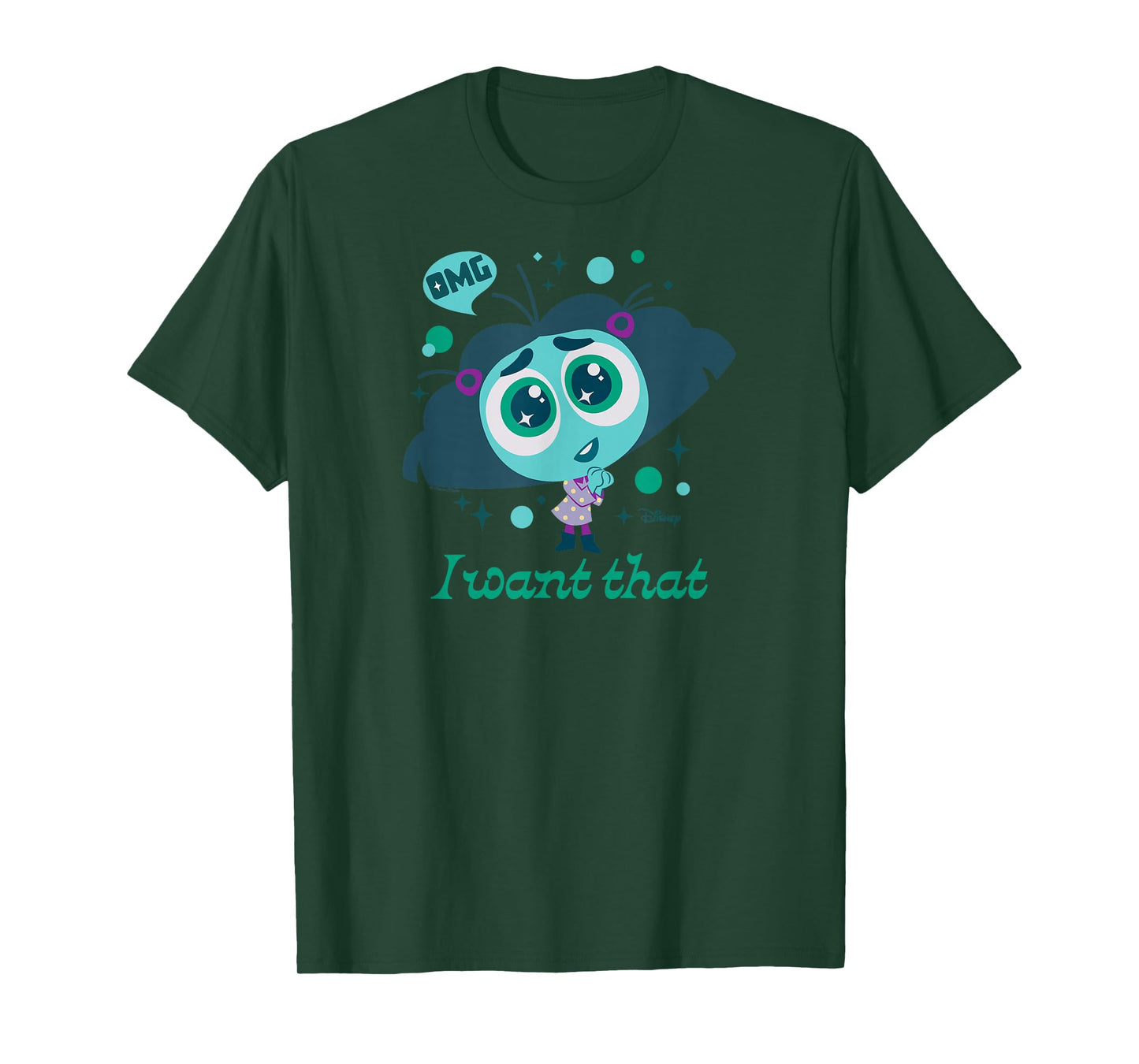 Inside Out 2 - Envy Character OMG I Want That T-Shirt