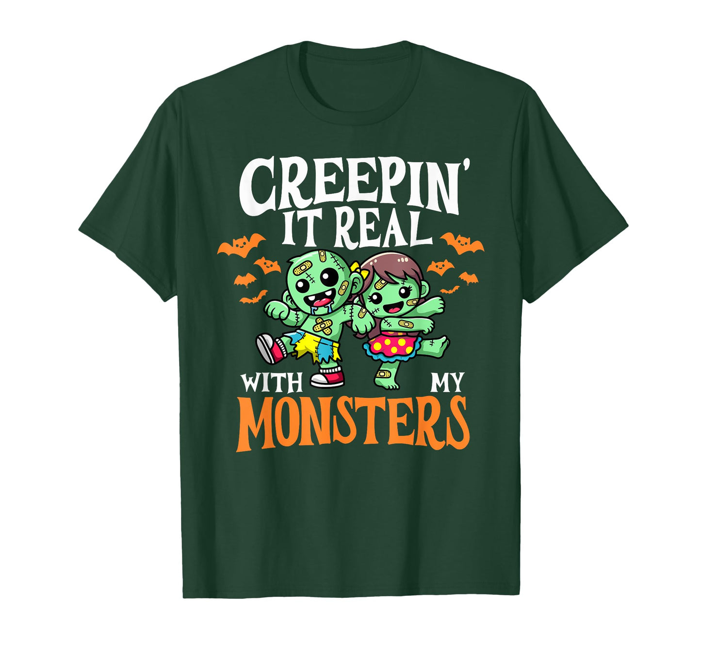Creepin It Real Monster School Teacher Principal Halloween T-Shirt