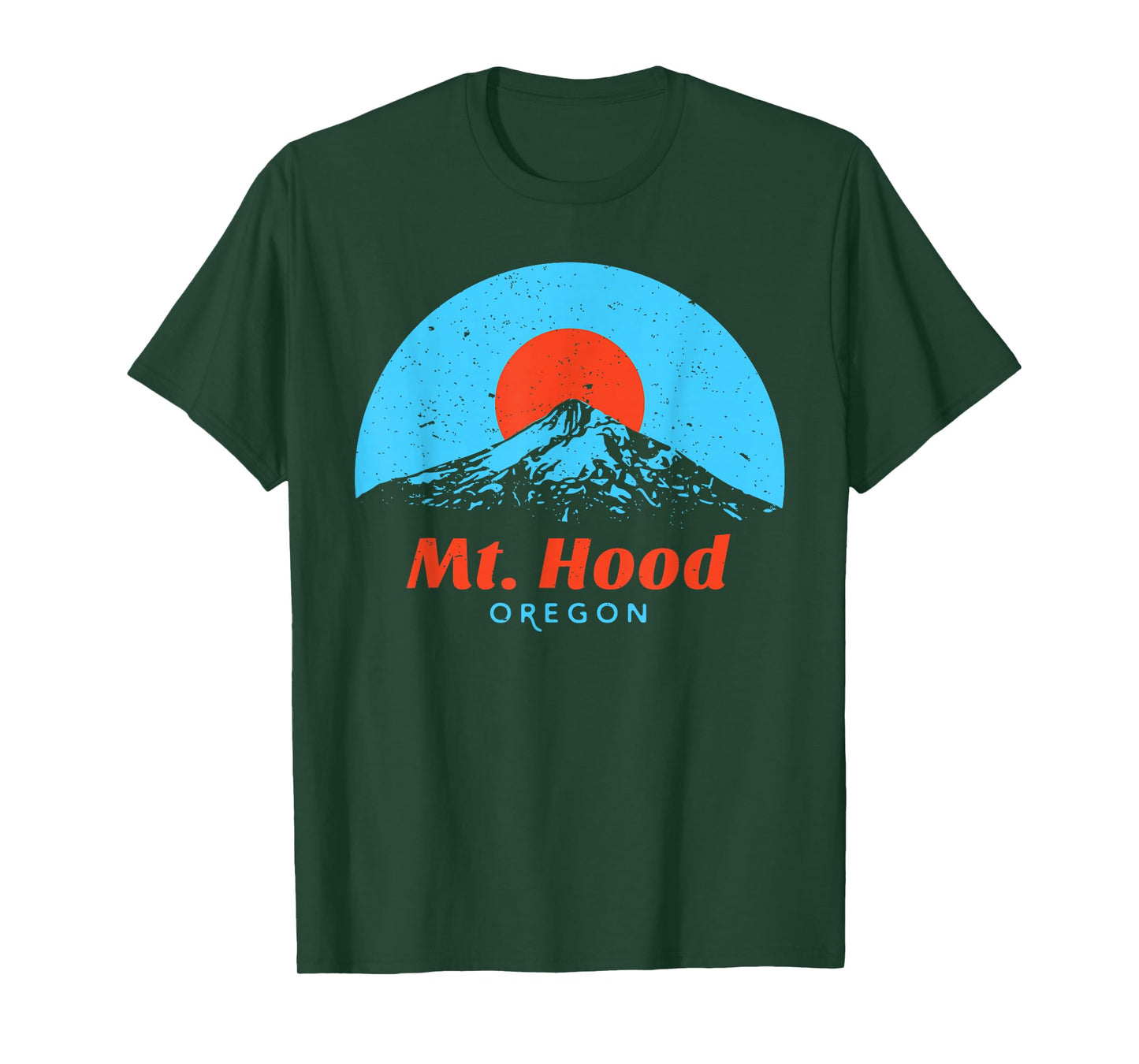 Mt Hood Oregon Mountain Vintage Retro Style T-Shirt