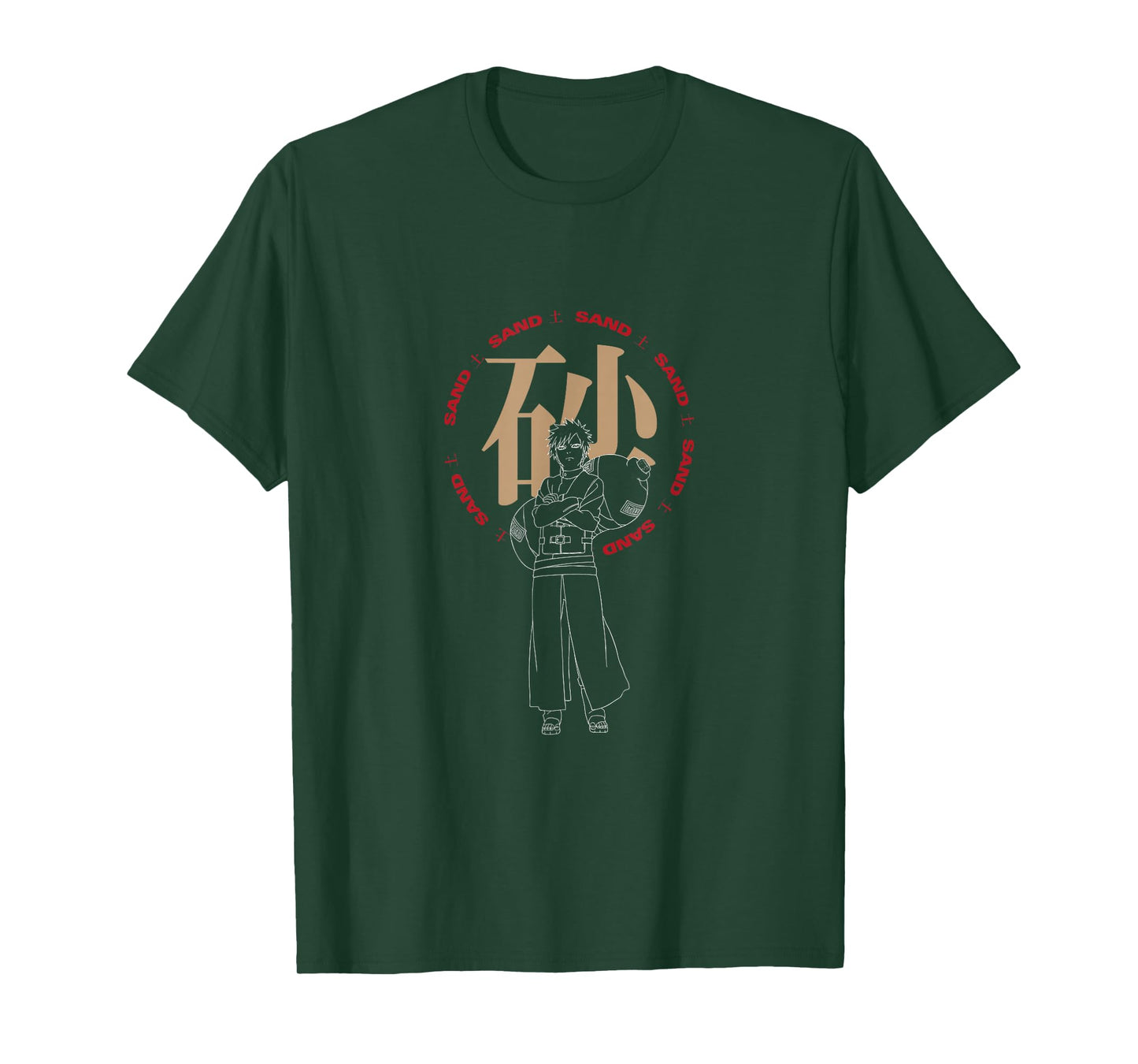 Naruto Shippuden Gaara Sand T-Shirt