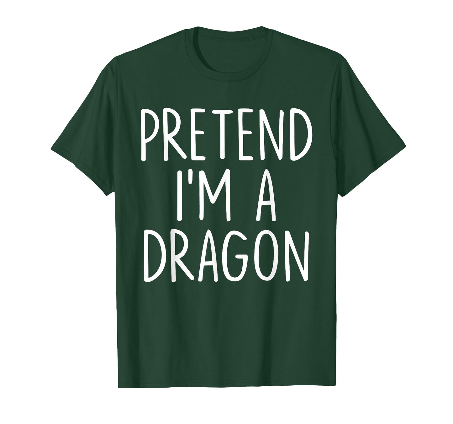 Pretend I'm A Dragon Halloween Couples Costume Matching T-Shirt
