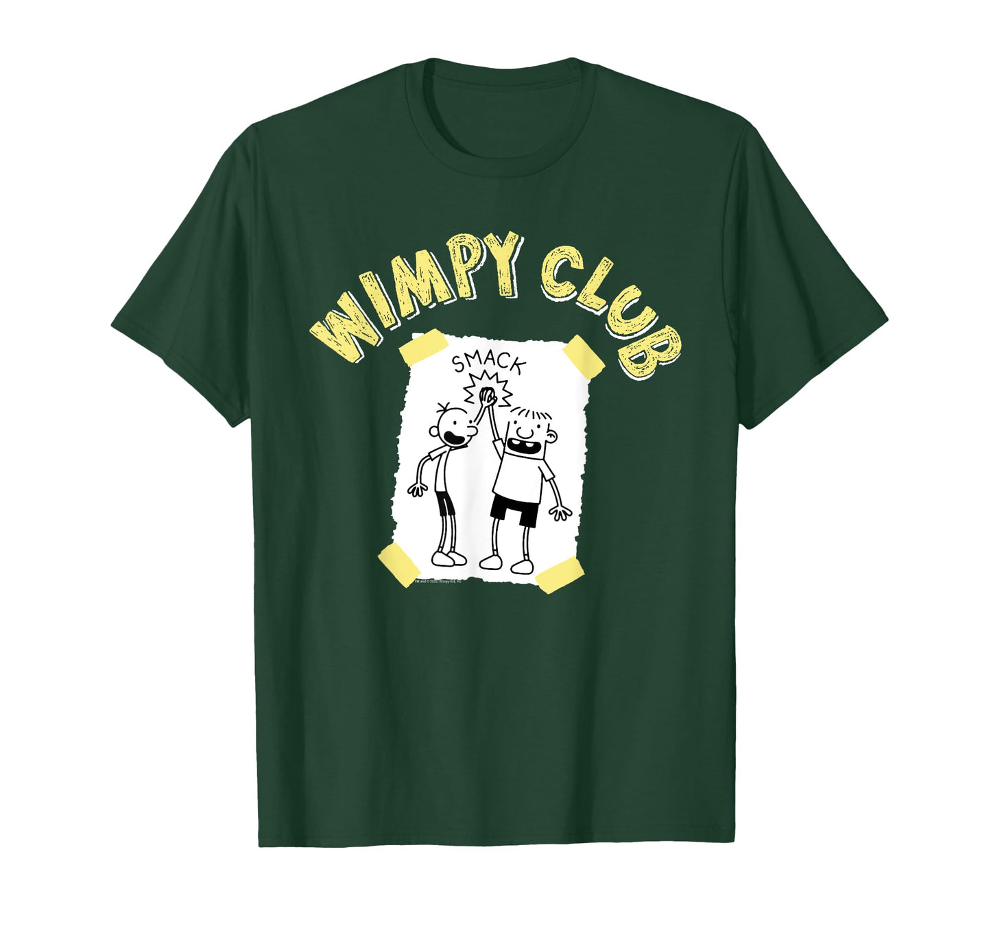 Diary of a Wimpy Kid Wimpy Club High Five Sketch Funny T-Shirt