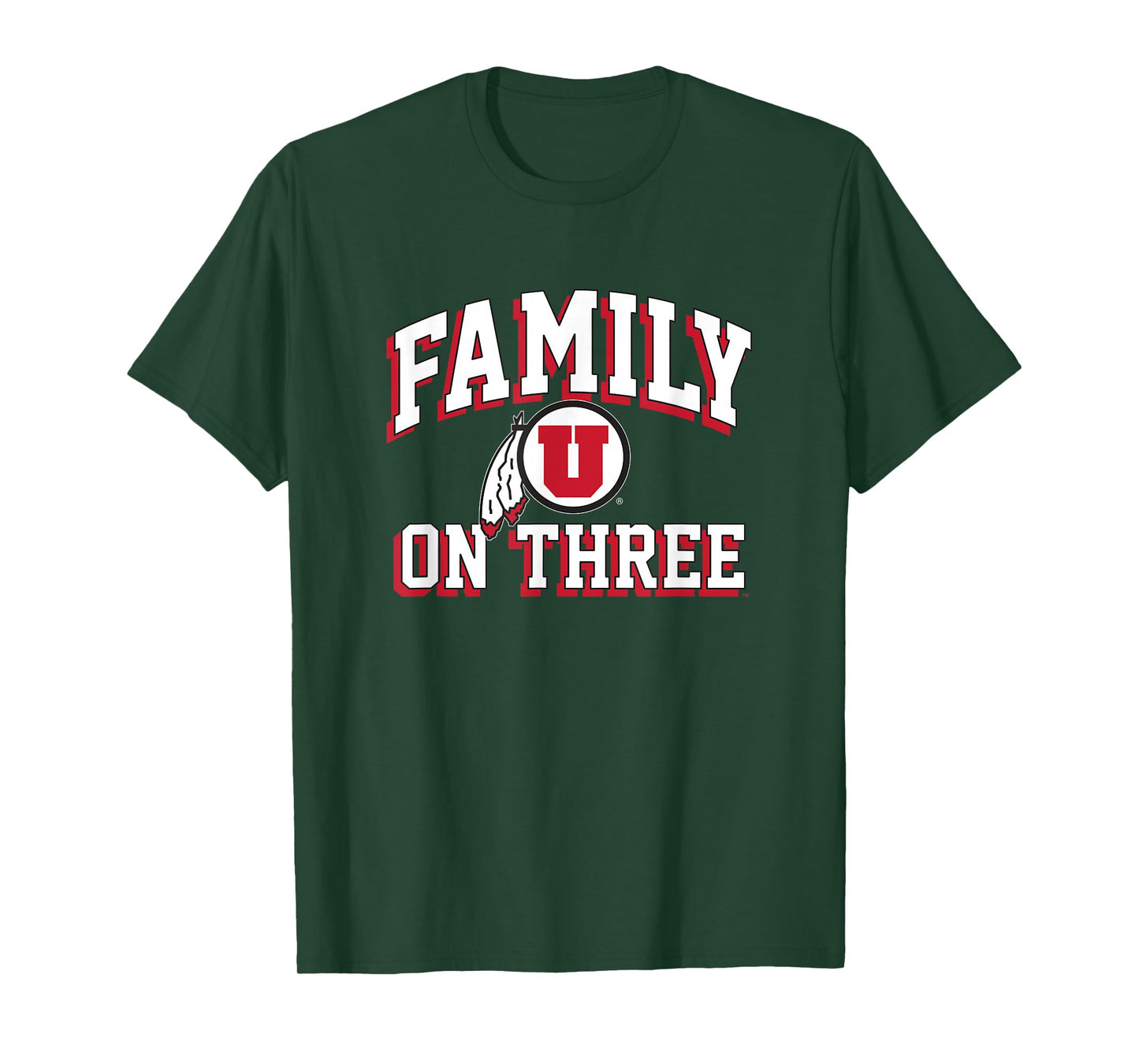 University of Utah Utes Family on Three T-Shirt