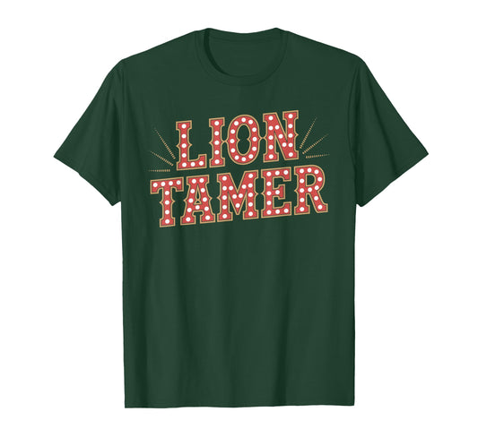 Lion Tamer Shirt Men Women Costume Ringmaster Costume T-Shirt