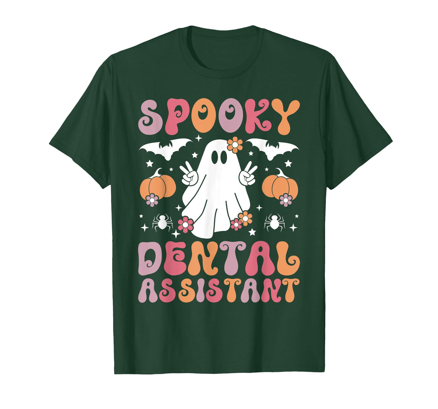 Spooky Dental Assistant Halloween Dental Assisting T-Shirt