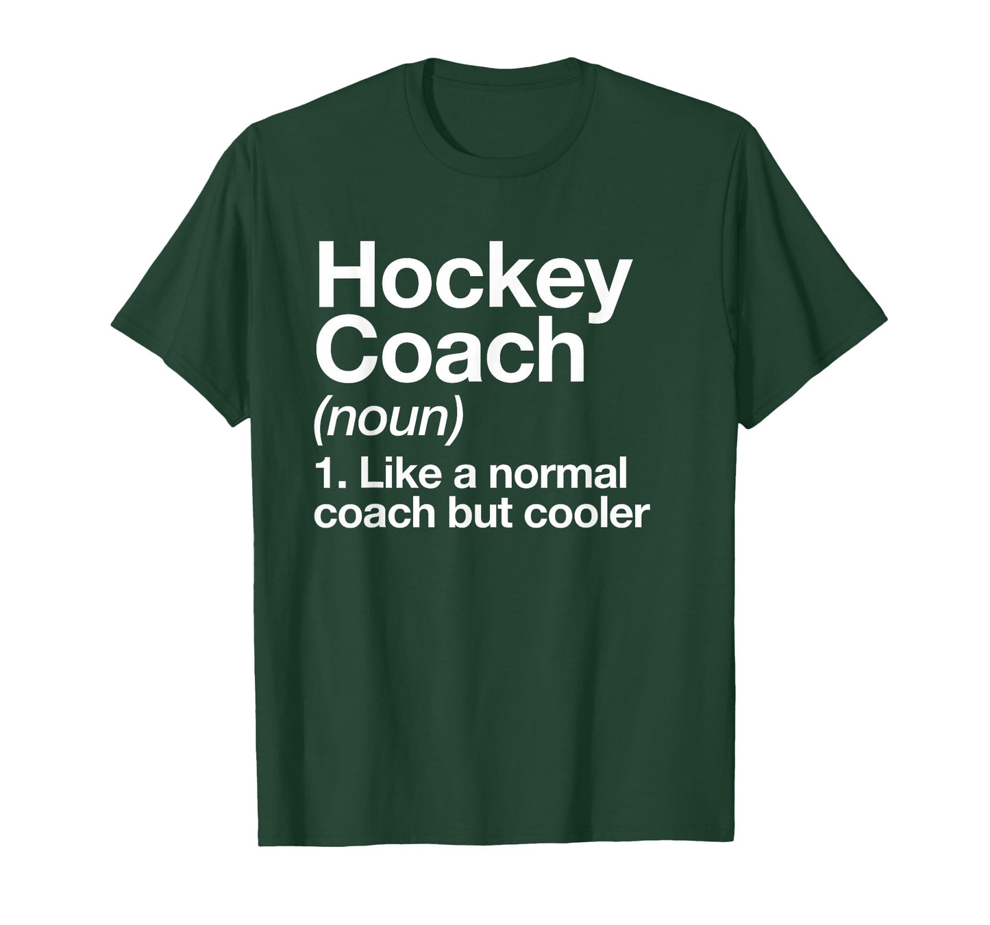 Hockey Coach Definition Sports Funny Trainer Instructor T-Shirt