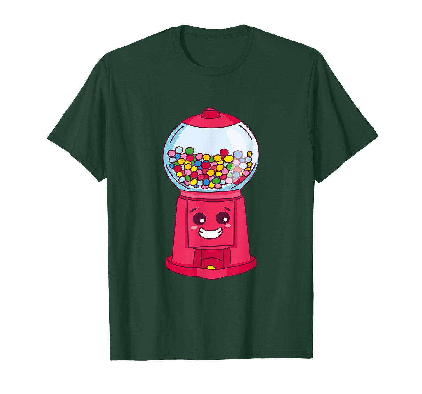 Candy Bubble Gum Costume adult Kids Funny Gumball Machine T-Shirt