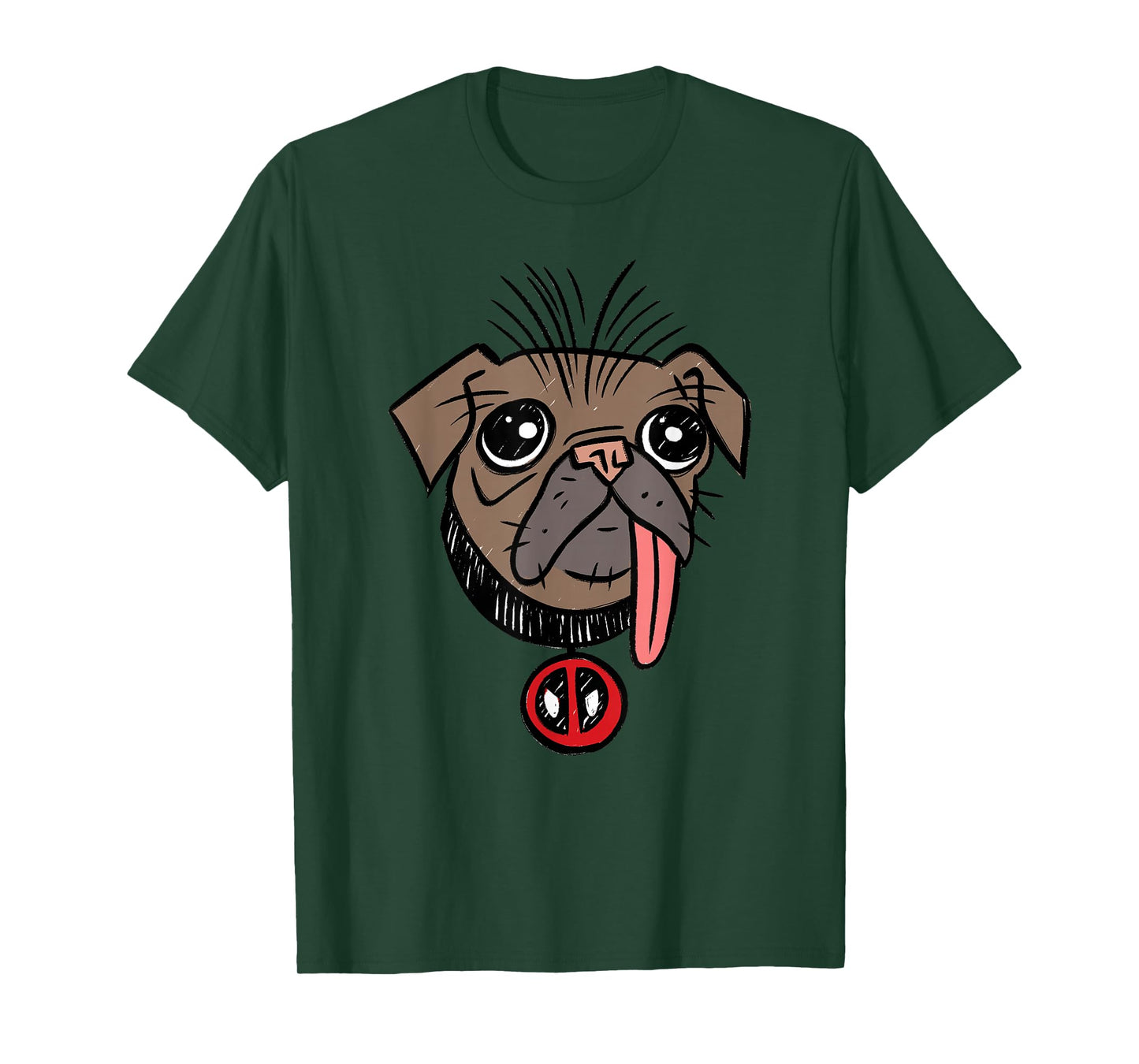 Marvel Studios Deadpool & Wolverine Dogpool Toony Big Head T-Shirt