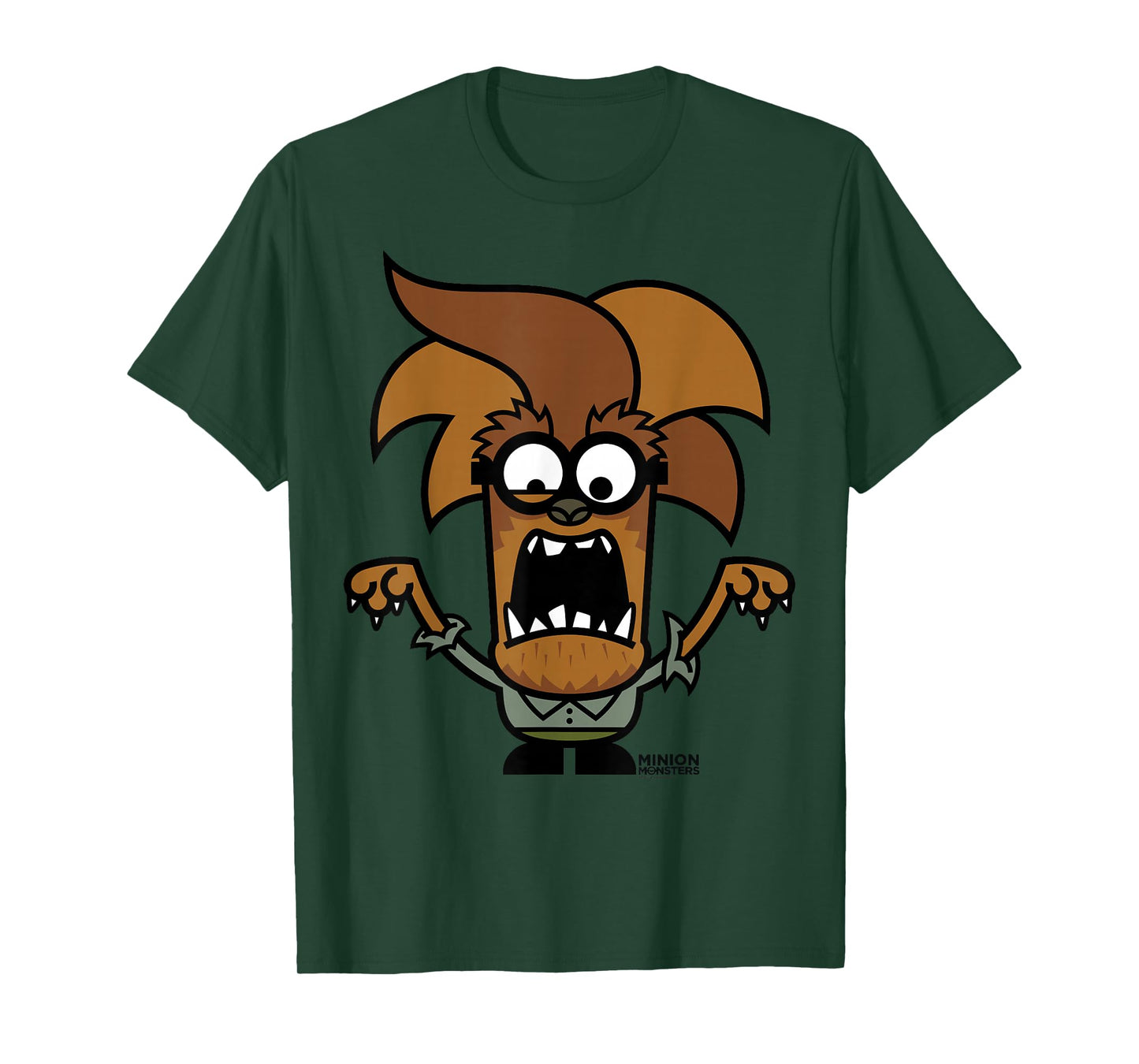 Despicable Me Wolf Halloween Monster Graphic T-Shirt T-Shirt