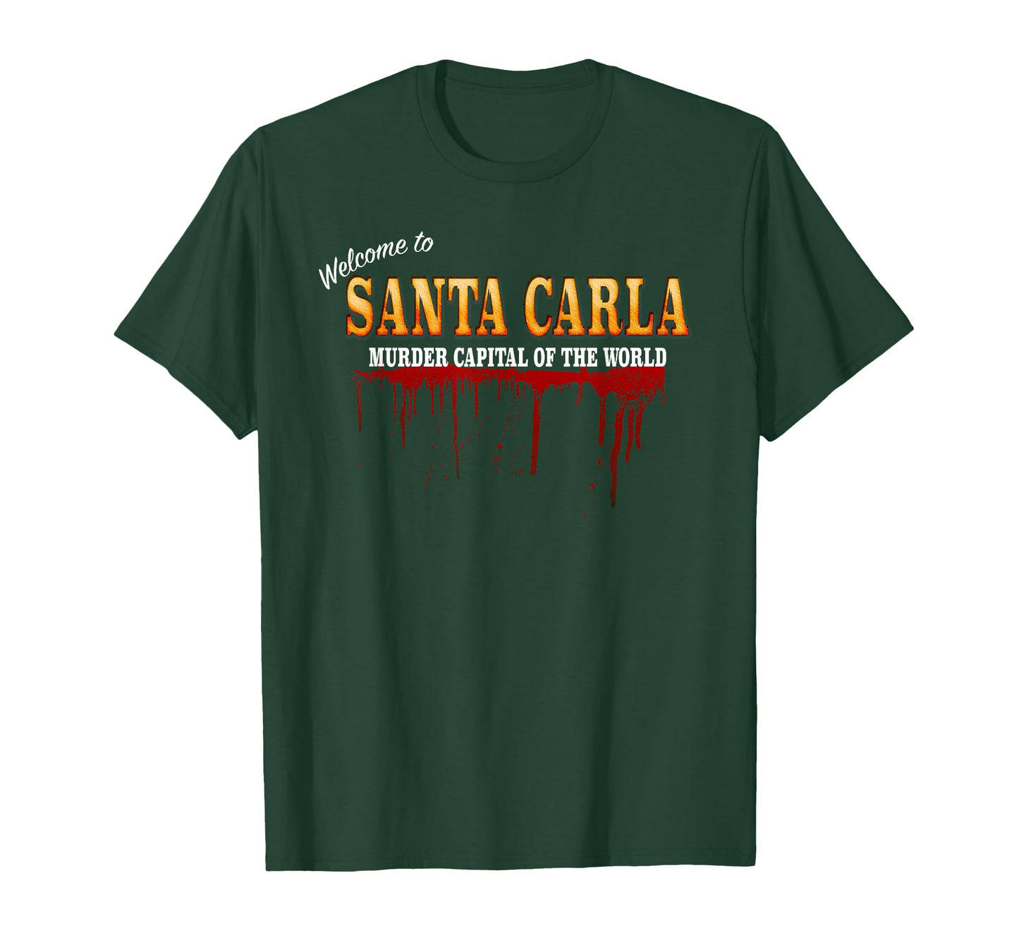 Welcome to Santa Carla - Vintage Retro Vampire Movie T Shirt T-Shirt