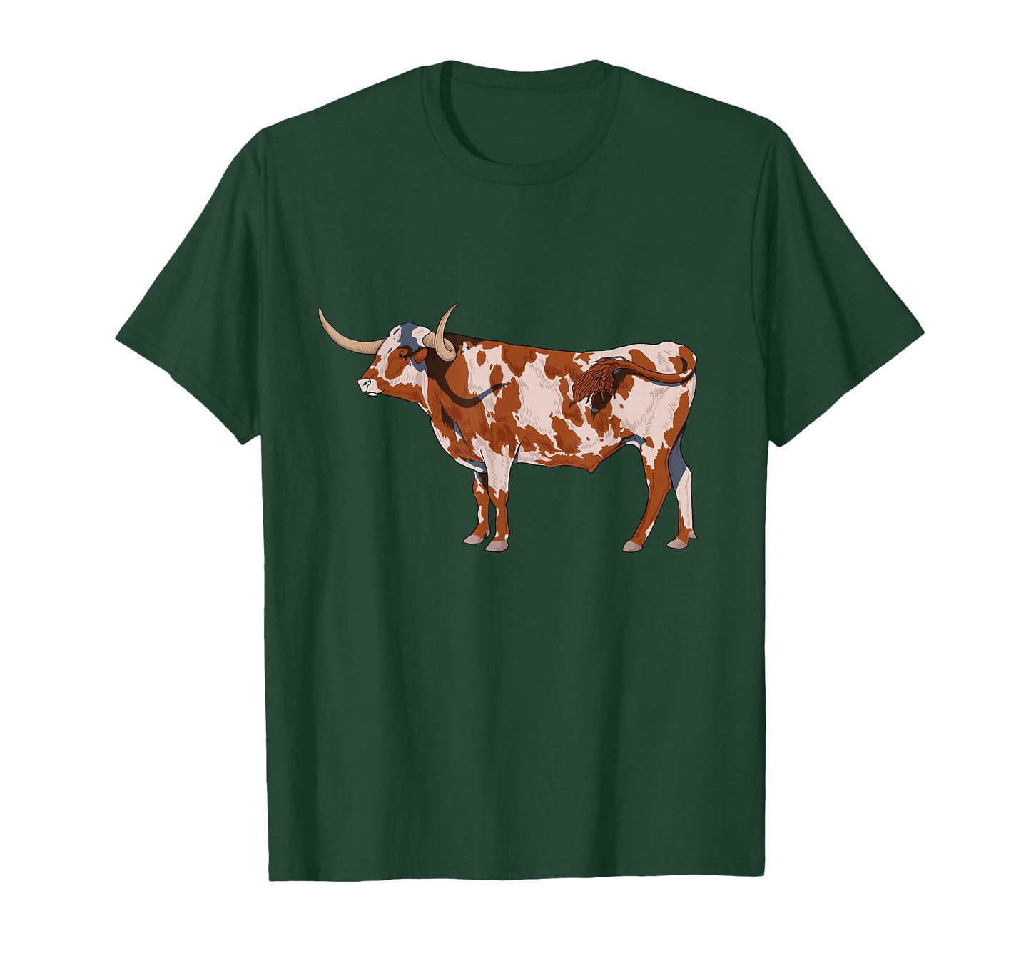 Drawing of a Longhorn Beef T-Shirt