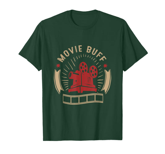 Movie Buff Vintage Cinema T-Shirt