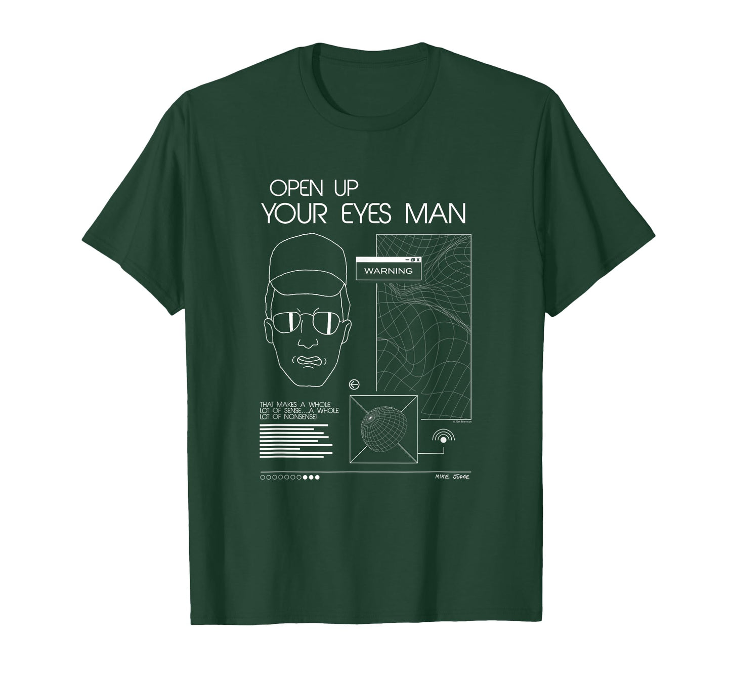 King of The Hill Dale Open Up Your Eyes Man Conspiracies T-Shirt