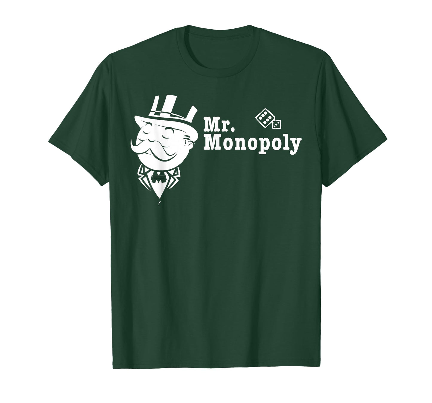 Monopoly Rick Uncle Pennybags Vintage Logo Portrait T-Shirt