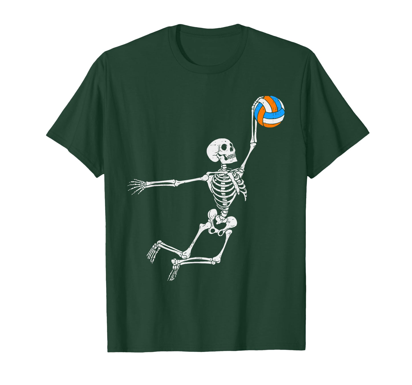 Skeleton Volleyball Halloween Costume Boys Teens Girls Kids T-Shirt