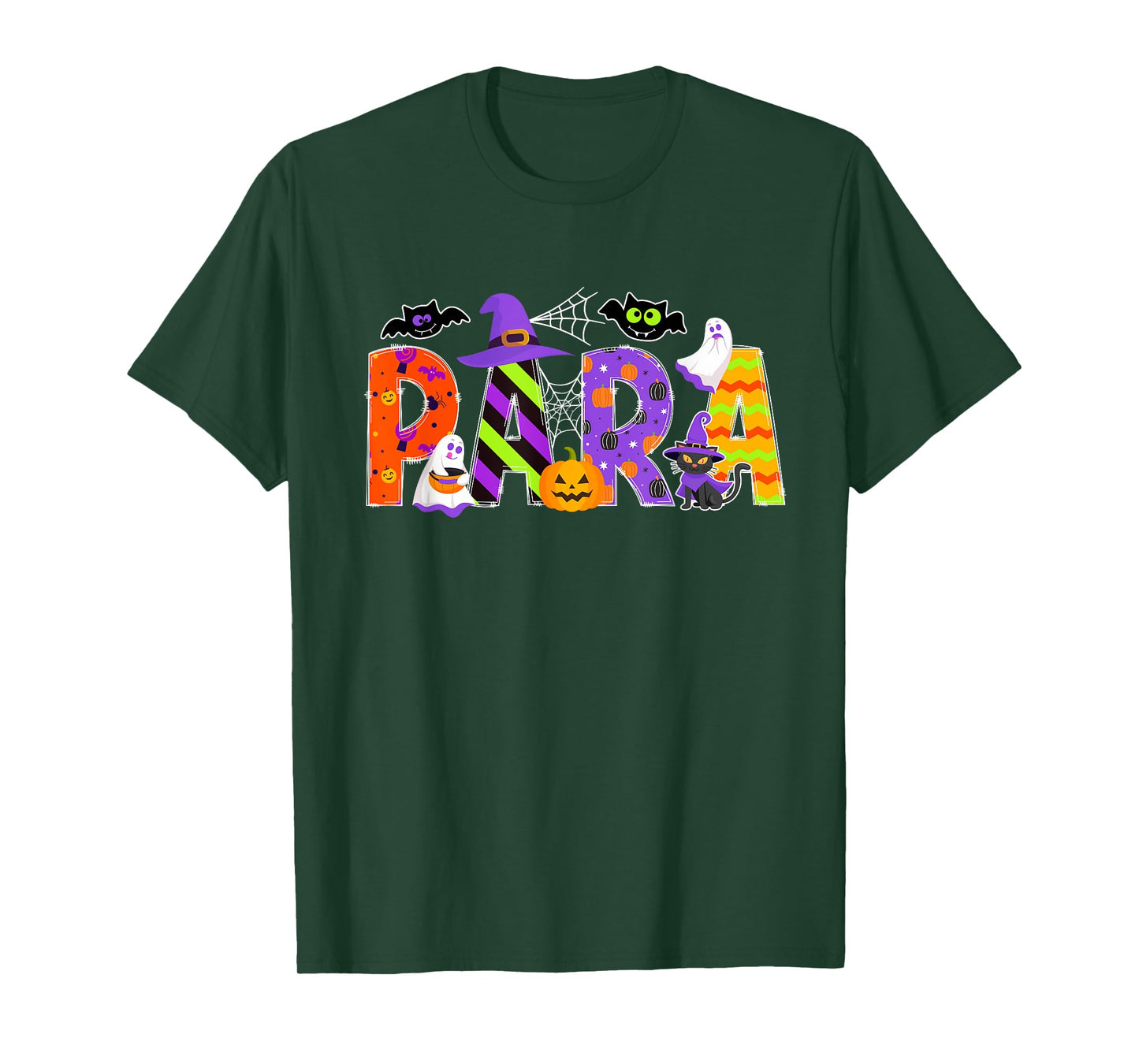 Spooky Para Halloween Paraprofessional T-Shirt