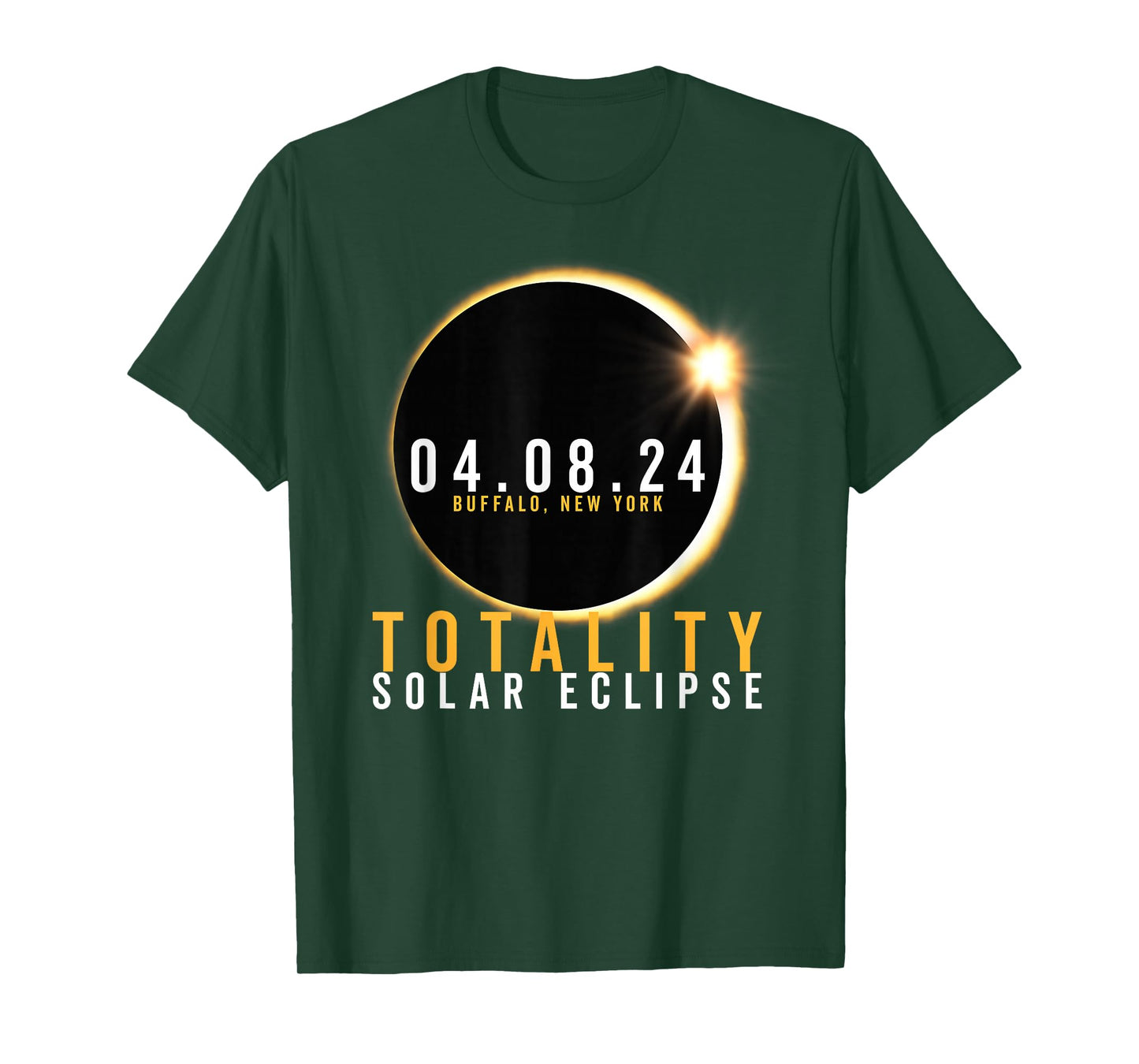 Buffalo New York Total Solar Eclipse Totality April 08 2024 T-Shirt