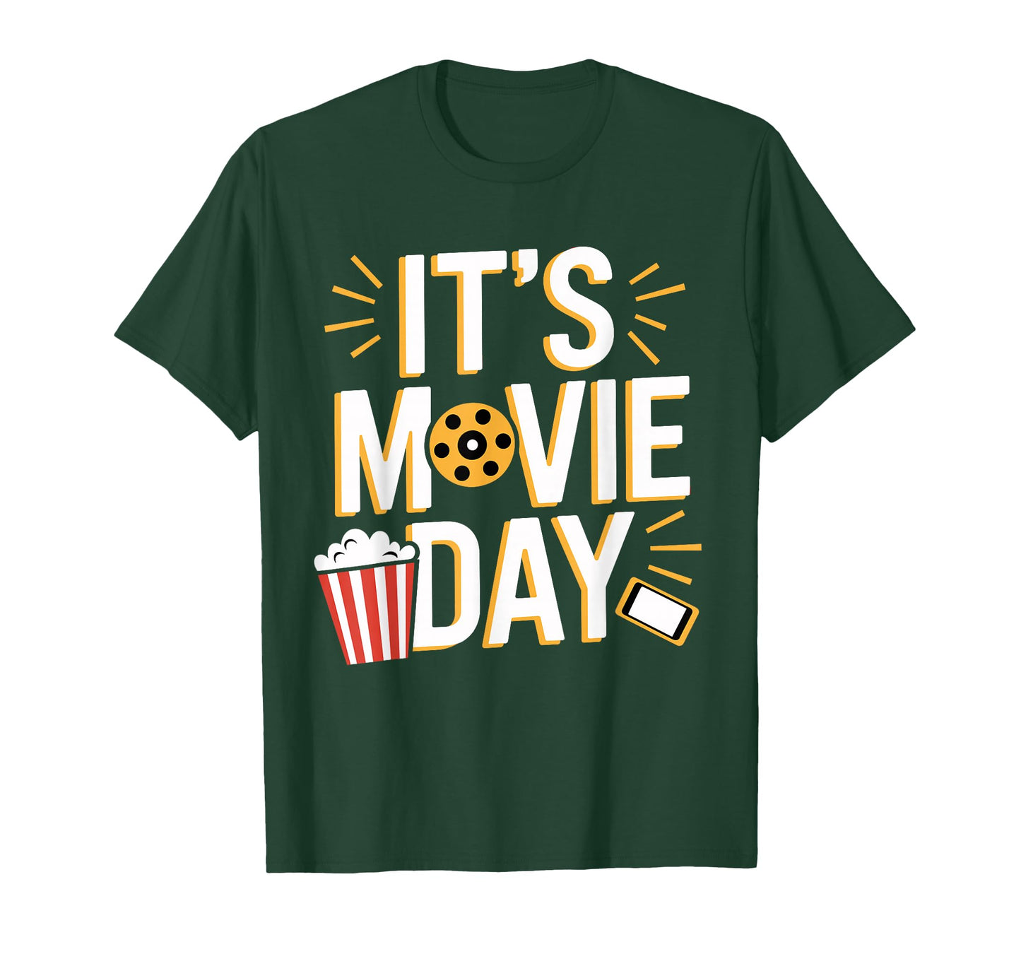 It's Movie Day Apparel for Film Buff | Cinema Movie T-Shirt