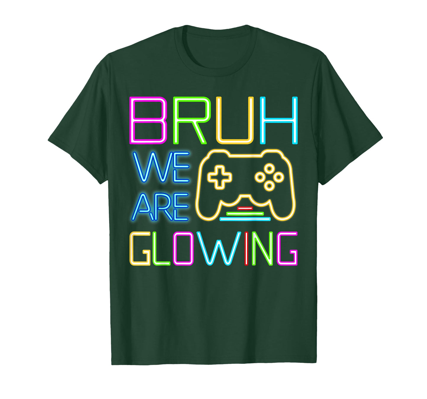 Bruh We Are Glowing In My Glowing Era Hello Summer Vacation T-Shirt