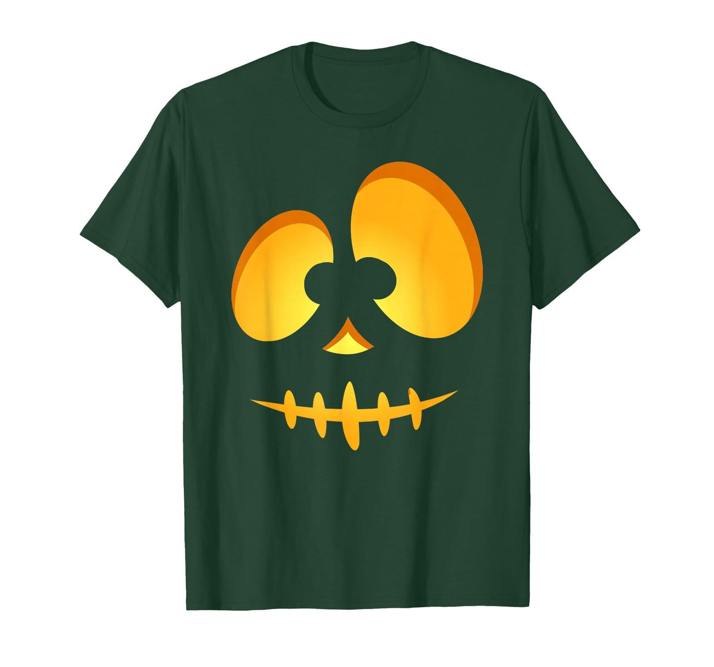 Jack O Lantern Scary Carved Pumpkin Scull Halloween Costume T-Shirt