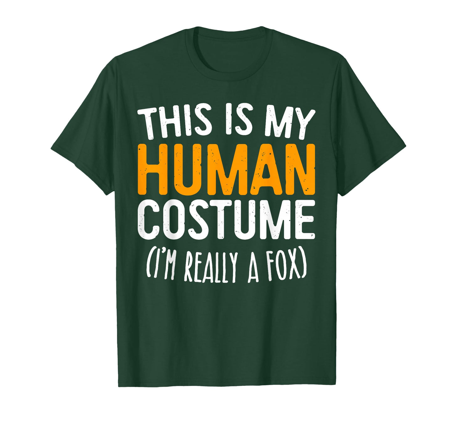 This Is My Human Costume I'm Really A Fox Shirt Adult Kids T-Shirt