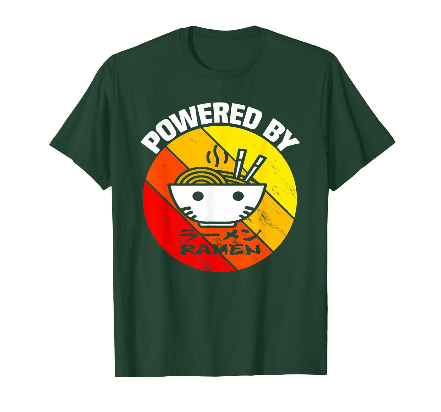 Vintage Powered by Ramen - Ramen Noodle Soup T-Shirt