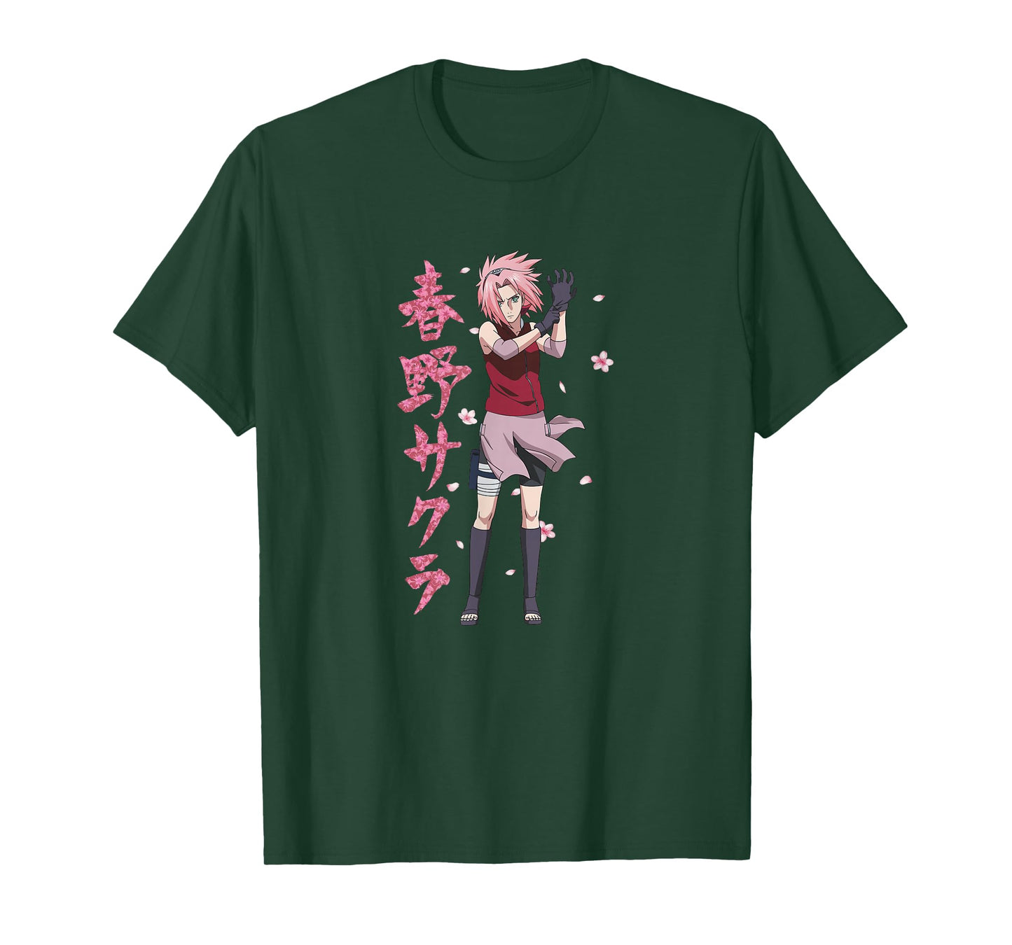 Naruto Shippuden Sakura Cherry Blossoms Anime T-Shirt