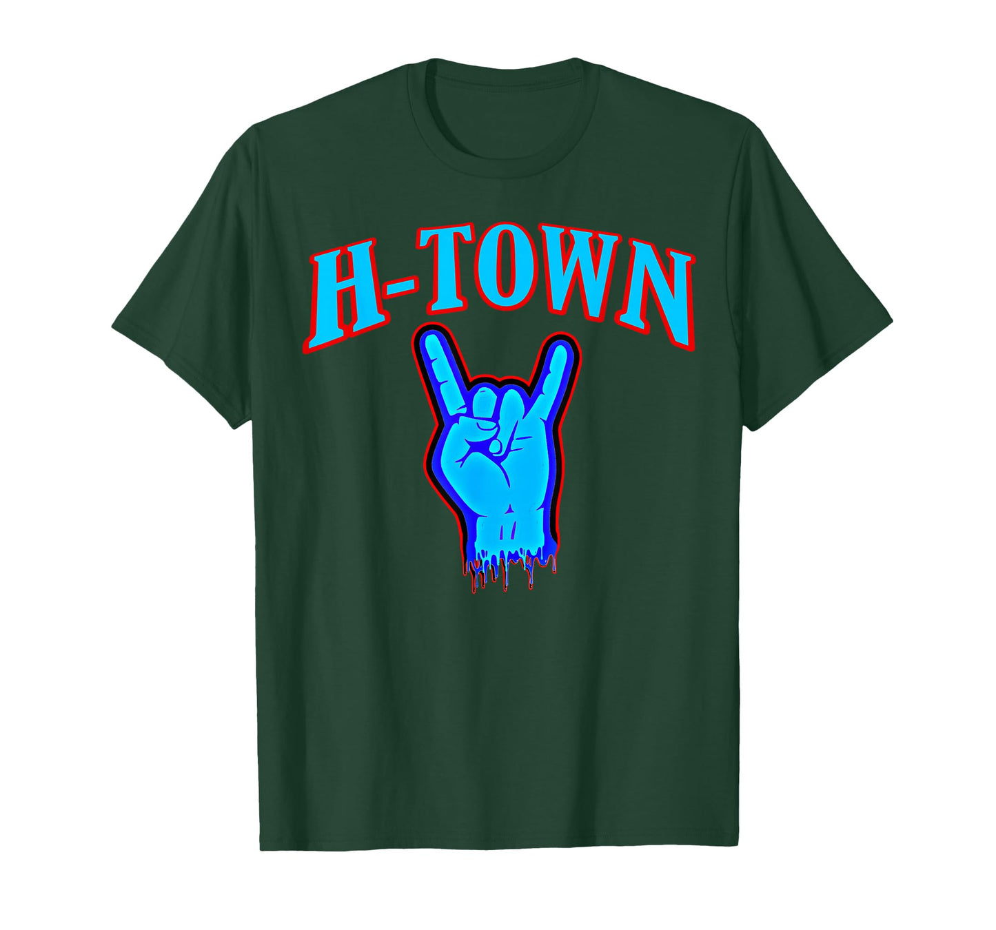 Classic Houston H-Town Hand Sign for Sport Fans of Houston T-Shirt