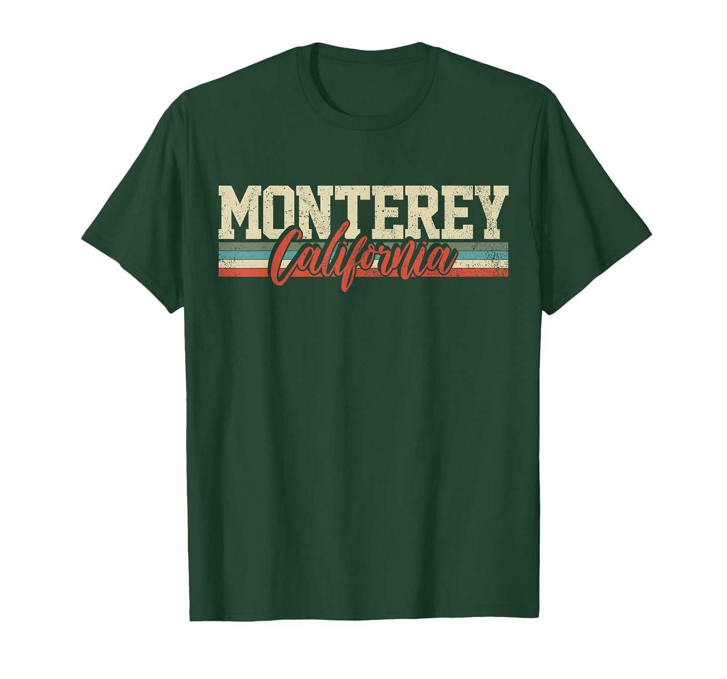 Monterey California Retro Vintage T-Shirt