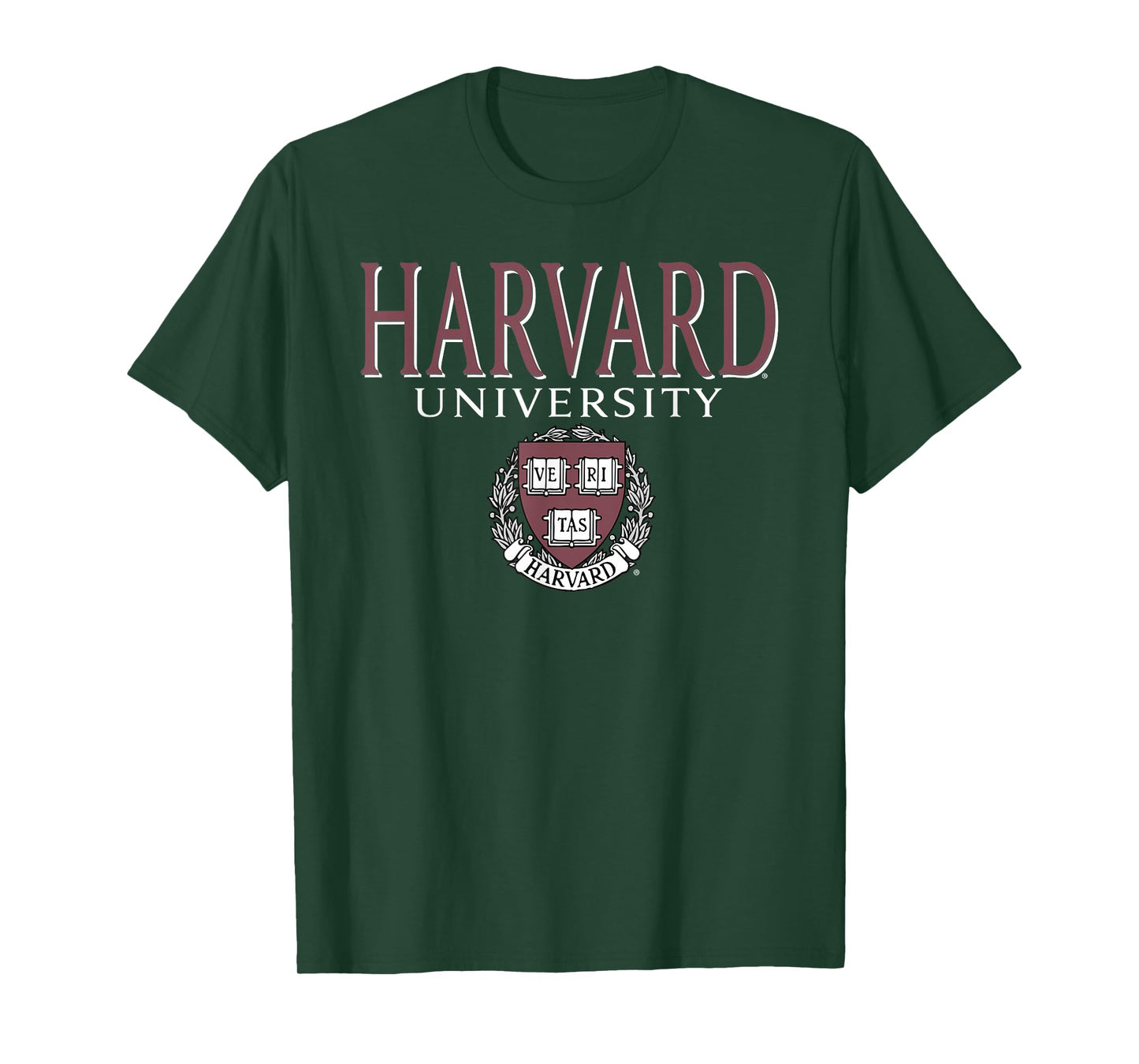 Harvard University Faded Veritas Crest T-Shirt