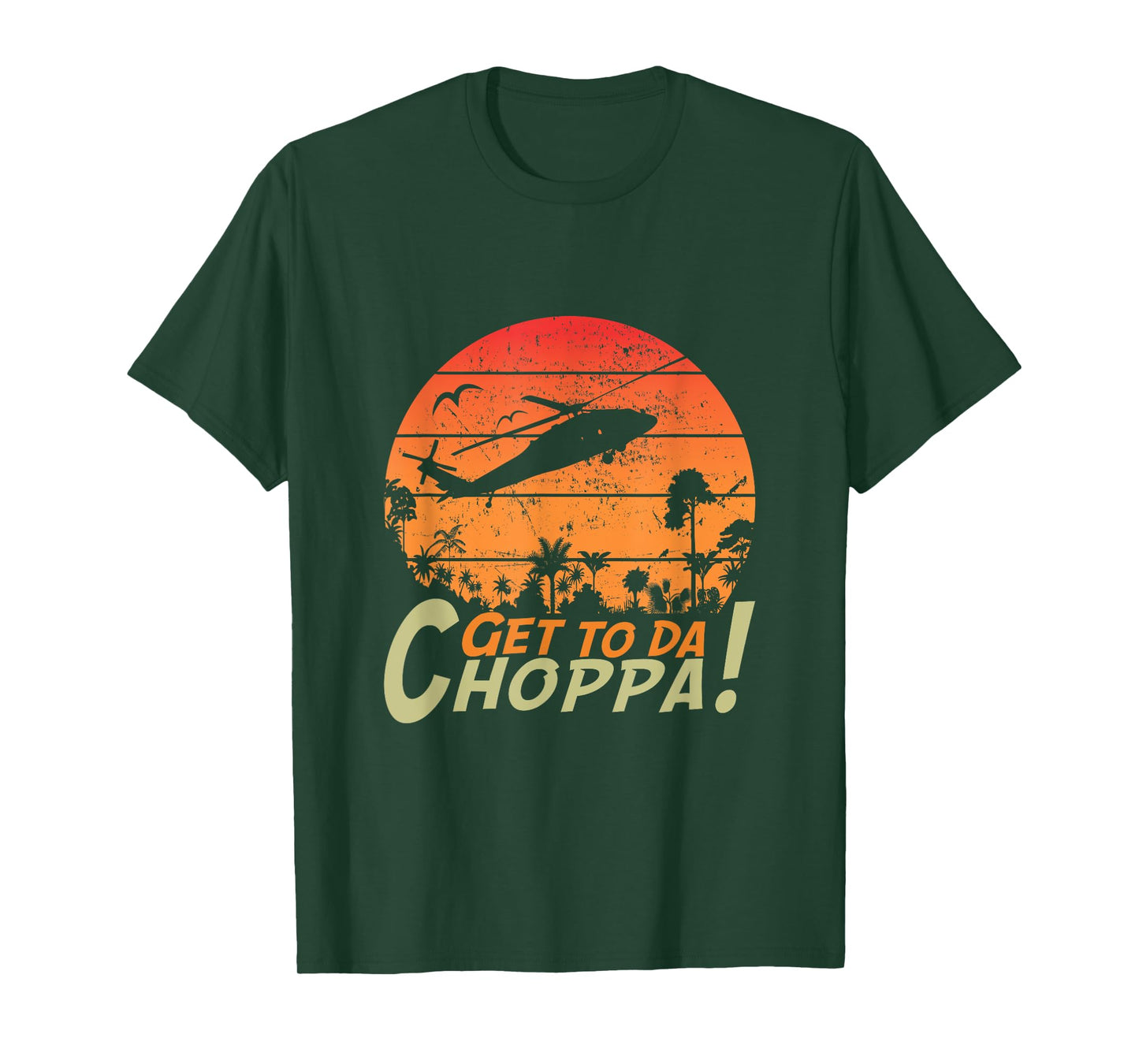 Get To The Chopper funny retro sci-fi movie quote T-Shirt