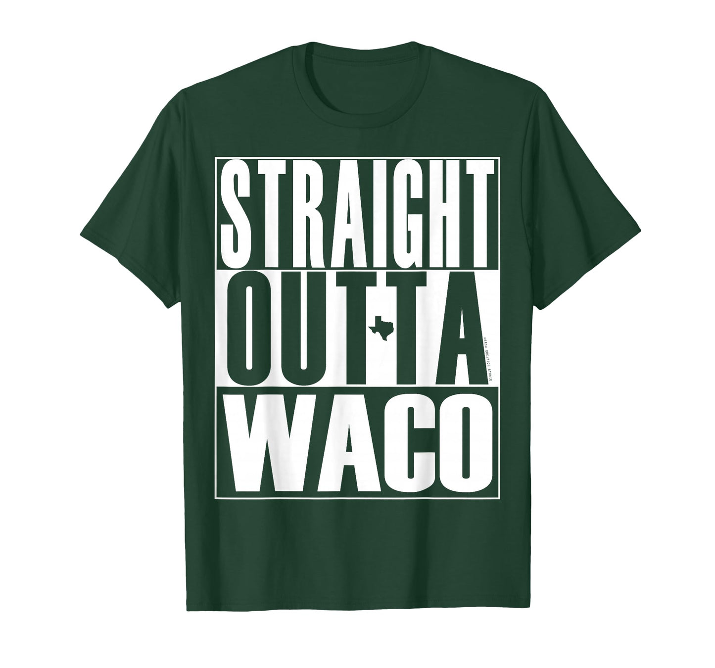 Straight Outta Waco by Merch Creation Studio T-Shirt