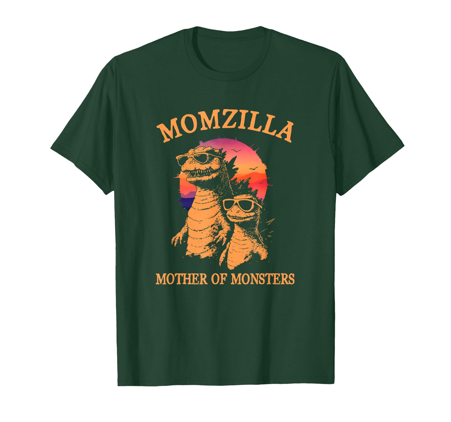 Momzilla Mother Of Monsters Retro Mama Funny mother's day T-Shirt